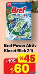 BREF POWER AKTİV KLOZET BLOK 2'Lİ BREF POWER AKTİV KLOZET BLOK 2'Lİ
